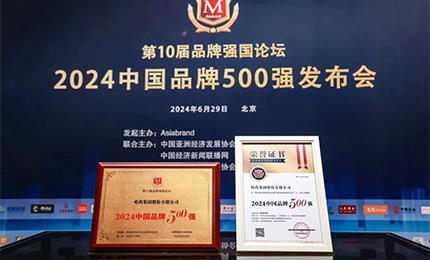 【逐梦新时代，品牌赢未来】yl23411永利品牌荣登中国品牌500强